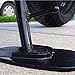 2 Pack Motorcycle Kickstand Pad, Side Stand Support Plate Add Stability Kick Stand Coaster for Parking on Hot Pavement, Grass, Soft Ground and More (Black)