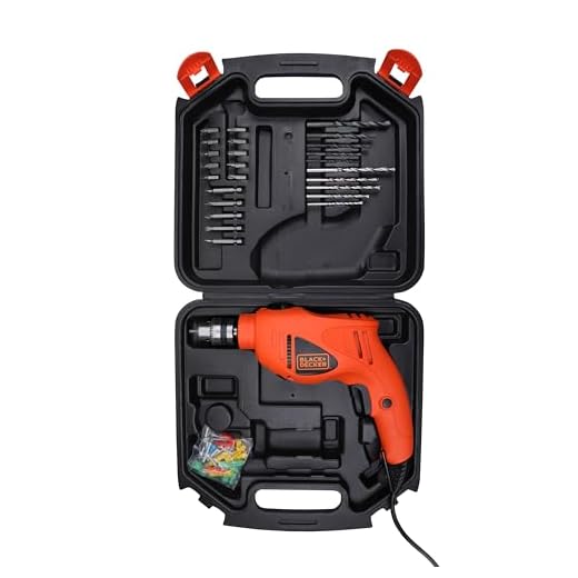 BLACK+DECKER HD400K50 Impact Drill Kit (Pack of 50), Orange