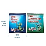Aqua Dragon Starter Kit, Schlüpfen und Züchten von Unterwasserhaustieren zu Hause, pädagogisches STEM-Spielzeug mit Eiern und Tierfutter, 1 Packung