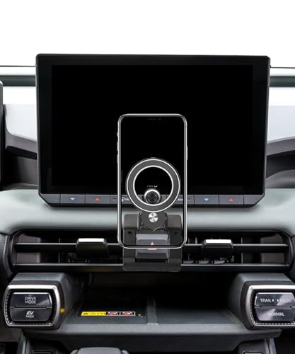 Image of Car Phone Holder for 2026 Toyota RAV4 /RAV4 Hybrid Accessories | Compatible with MagSafe Strong Magnetic Clip Cell Phone Mount, Hands-Free 360 Rotatable Adjustable, Not Block Air Vents