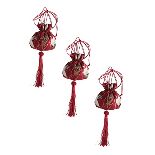 Bolsa delicada para sachet decorativo chino 3 piezas miniatura 1