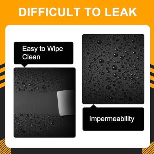 SDLDEER Teichfolie, Teichfolie 3x3m, Schwarz HDPE Teichfolien Schwerlast, für Blumen Gärtner Gewächshäuser Teiche Wasserauslese UV Stabil