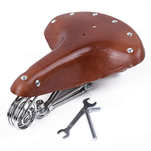 Selle d'équitation pour vélo vintage coussin de siège extérieur urbain