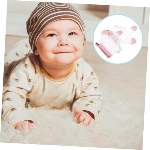 Thumb Sucking Guard for Boys and Girls Anti-Finger Sucking Gloves for Infants Lightweight Mesh Material Random Color4