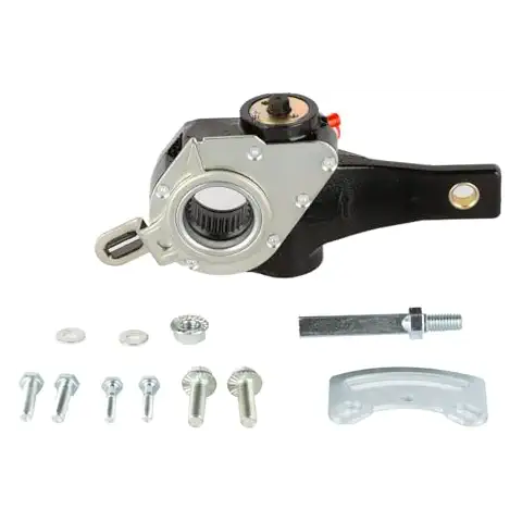 6" Manual Slack Adjuster 28 Spline 1.5" Diameter Replace WA10212 M-4066 KSA10212 818142 FC10212 E-6942 05-662 R806013 40010212 400-10212 409-10673 40910673 M-4066 133.2841 135.2841 L3610 Cover