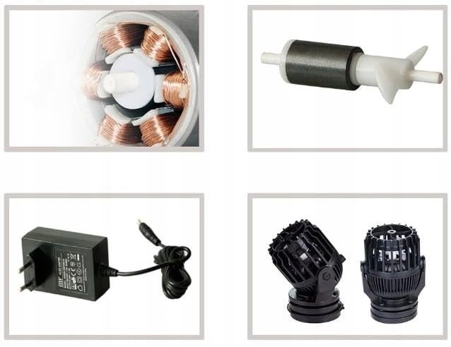 W-25 Pompa Cyrkulacyjna do Akwarium z Kontrolerem, 8000l/h, 23W, DC 24V, 78mm x 108mm