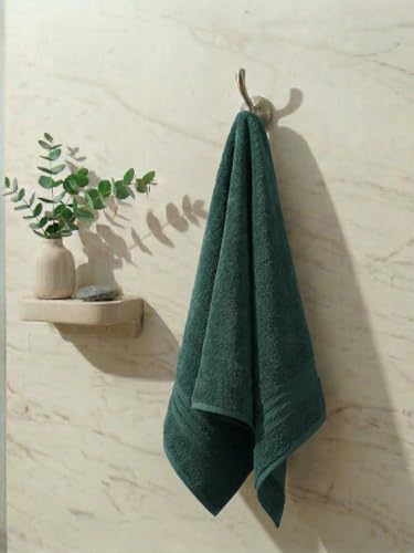 Image of Monte Carlo Essential 100% Cotton Small Bath Towel | 340 GSM Ultra Lightweight & Quick Dry | Soft Absorbent Compact Towel 60x120 cm | Bathroom Towel for Gym, Travel & Daily Use (Soho) | Oat