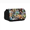 Trousse Double pour Enfants, Trousse Italienne Brainrot Tung Tung Tung Sahur Cartoon, idéale pour Les Enfants d'âge Scolaire,Style 4