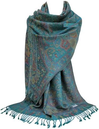 GFM® Floral Mosaic Pattern Pashmina Style Scarf Shawl (MSC-A)