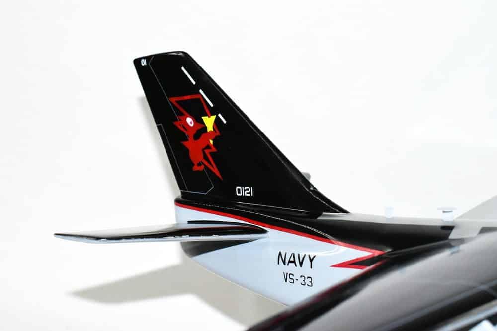 Lockheed Martin® S-3B Viking Screwbirds (2006) VS-33 Model, 1/46th (18" Wingspan), Mahogany