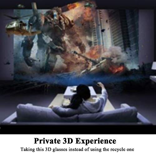 Copos, Andoer Óculos 3D passivos G90 lentes polarizadas para cinema, portátil leve para assistir fil