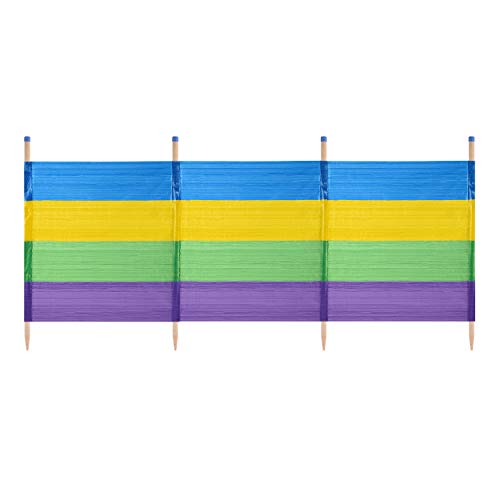 Yello Unisex 4 Grueso Rayas Cortavientos, Multicolor, 4 Pole