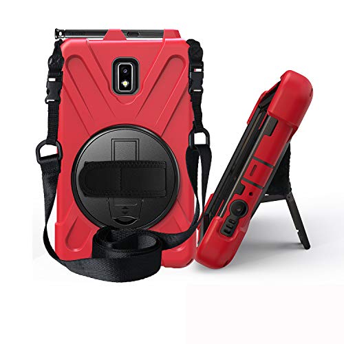 Coque antichoc Galaxy Tab Active 2 avec béquille 360 et double sangle de transport