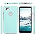 Fingic Google Pixel 3a XL Case, Pixel 3a XL Case, Slim Soft TPU Hybrid Hard PC Shock Absorption Dual Layer Anti Scratch Shockproof Protective Phone Case for Google 3a XL 6 inch (2019), Mint Green