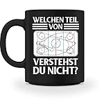 Geschenk T-Shirt Fan Spieler Coach Eishockey Bekleidung Weihnachten Hockeyspieler - Tasse -M-Black