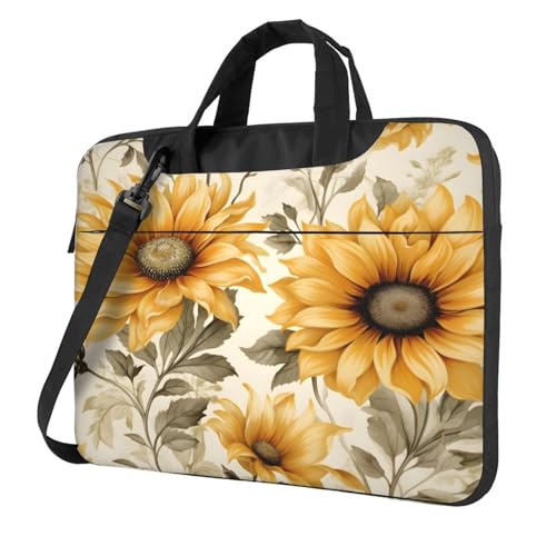 Funda Maletín para Portátil con Estampado Floral Retro miniatura 1