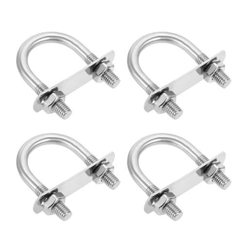 U-Bolt Rond M10 en Acier Inoxydable 201 avec Écrous et Plaques de Fixation Quarkzman