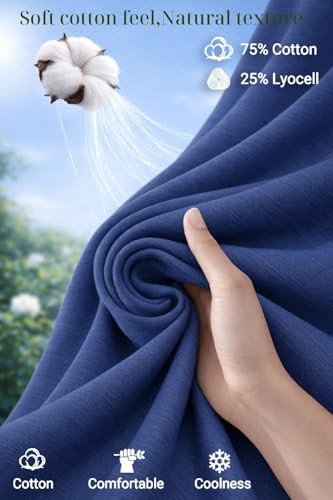 Image of COOFANDY Men's Button Down Short Sleeve Shirt Casual Cotton Summer Beach Wedding Linen Shirts with Pocket