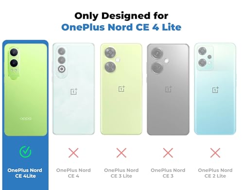 Image of TOUCCH Oneplus Nord CE4 Lite Hybrid Clear Back Case | Shock Proof Design & Camera Protection | Silicone Frame Transparent Cover for Oneplus Nord CE4 Lite | Rubberised Borders - Black