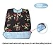 3 Pack Adult Bib for Eating Washable Reusable Waterproof Clothing Protector with Optional Crumb Catcher 30