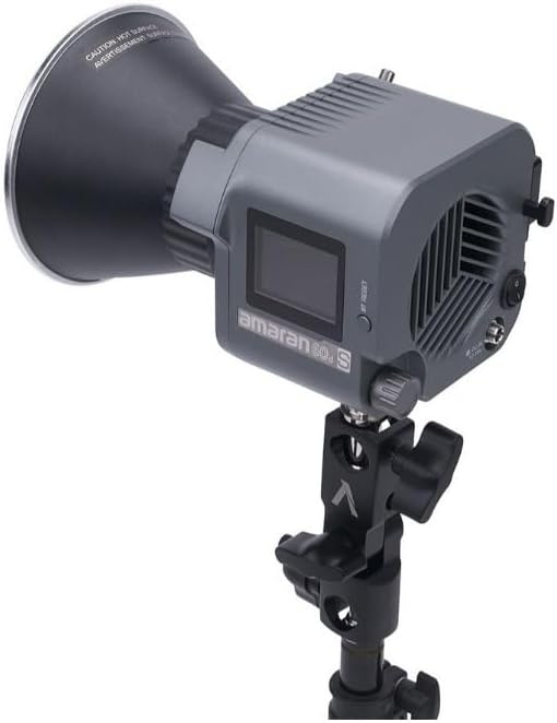 Aputure Amaran COB 60D S Point Source LED 65W Daylight with Full-Size Universal Bowens Mount, Featuring Integrated Sidus Mesh Technology, and Dual-Blue LED Chipset Design