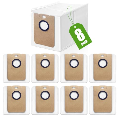8 Bolsas de Recambio para Conga 2299/2499/7490/8290 Repuestos Recambio 4.5L Compatible con Cecotec Immortal/Ultra Power (Excluye 7490 Ultimate Genesis)