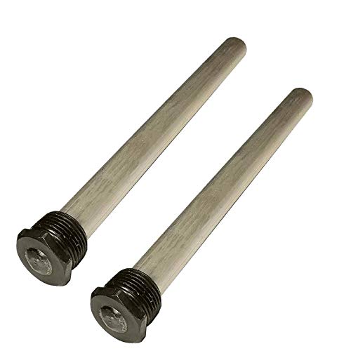 RV Water Heater Anode Rod - Magnesium Anode Rod Suburban Water Heaters Suburban Morflo - 9.25''Long - 3/4'' Thread - Long Lasting Tank Corrosion Protection - 2pc