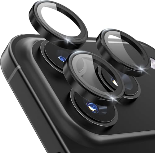 Image of for iPhone 17 Pro / 17 Pro Max Camera Lens Protector Original Individual Lens Screen Protector | 9H Hardness, Scratch-Resistant, Case Friendly (Black)