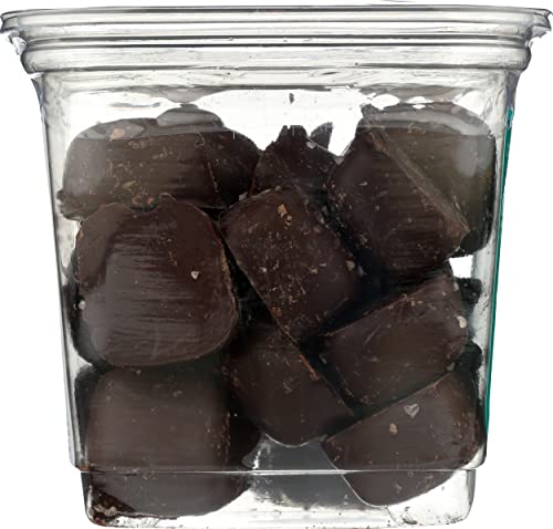 Image of Nassau Candy, Candy Dark Chocolate Sea Salt Caramels, 16 Ounce