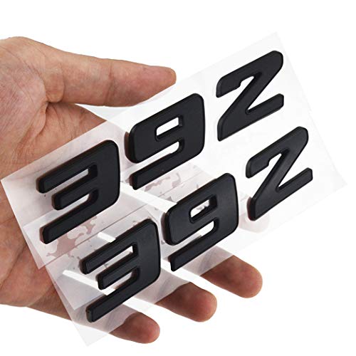 2X 392 Emblem Badge Decal 3D Logo Nameplate 3D Raised Strong Adhesive Fit for 392 Matte Black (Matte Black)