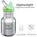 Klean Kanteen Kid Classic Sippy Stainless Steel Single Wall Non-Insulated Water Bottle with Sippy Cap, 12 Ounce (1 Count), Sugarplum Fairy
