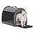 Petsfit Dog Crate, Portable Dog Carrier with Fleece Mat, Ventilation Dog Transport Crate for Small Dogs and Cats