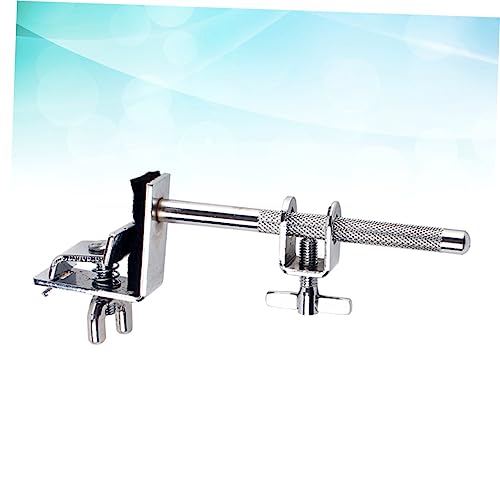 Clamp para cowbell montado en bombo Hemoton Metal con acción paralela para posicionamiento óptimo y ajustes fáciles miniatura 2