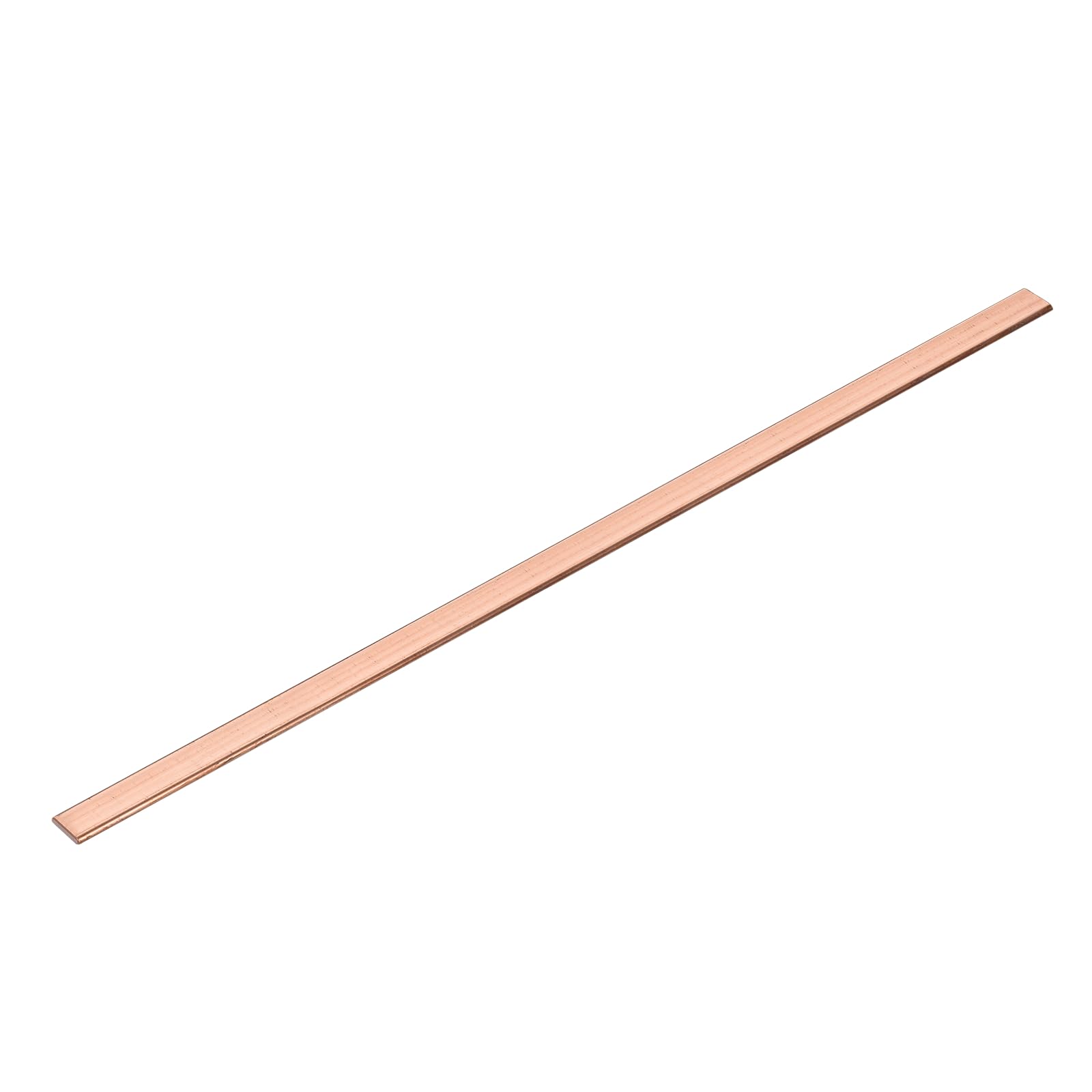 uxcell Copper Flat Bar, 1/8" x 0.5" x 13'' C110 Solid Copper Bus Bar Stock Plate Solid Metal Sheets for DIY Crafts, Repairs, Electrical (3mm x 12mm x 330mm)
