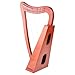 BGMUSER Harp Instrument 15 Strings Professional Lyre Harp with International Standard Nylon strings Mahogany Bag/Strap/Tuning-Wrench for Beginner Musician
