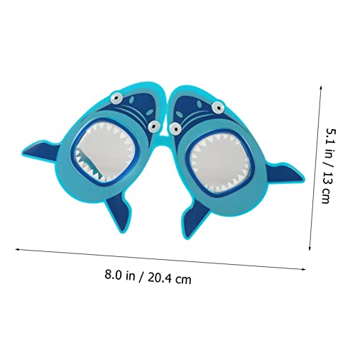 Abaodam 3 Pçs Foto Tubarão Novidade Casamento Verão Óculos De Sol Piscina Traje Favores Adereços Ócu