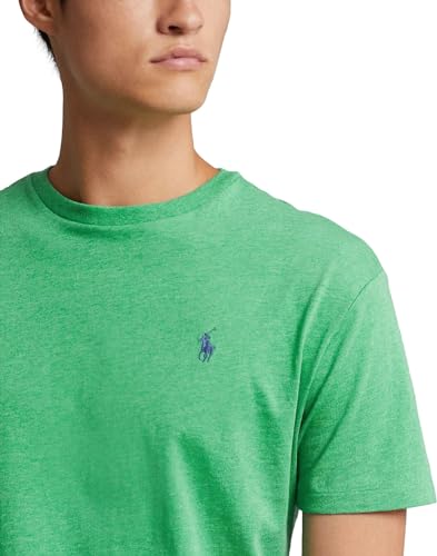 Image of Polo Ralph Lauren Mens Crew Neck T-Shirt (L, PalmGreenHtr)
