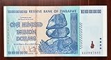 Zimbabwe 100 Trillion Banknote 1 Note AA/2008, P-91 Uncirculated, Authenticity Guaranteed!