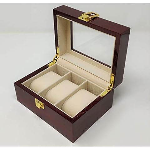 JRose Premium Wooden Display Case for Collectibles Cover