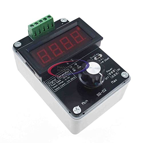 Treedix 4-20ma Signalgenerator, 0-10V Stromspannungssignalgenerator | Spannungs- und Stromkalibrator, mehrere Signaltypen, Voreinstellungswert für Panel Debugging Device Test