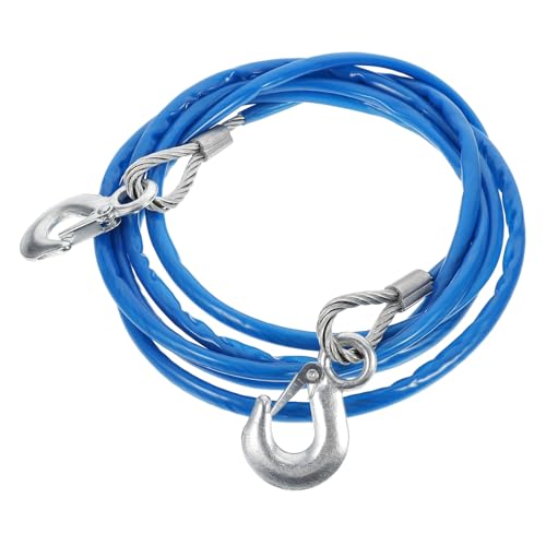 Happyyami Cinta de Remolque Profesional de Toneladas y Metros con Ganchos de Seguridad Correa para Vehículos Off Road y Emergencias