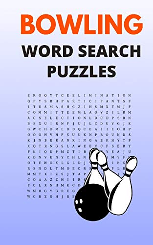 Bowling Word Search Puzzles: 5x8 Puzzle Book for Adults with Solutions