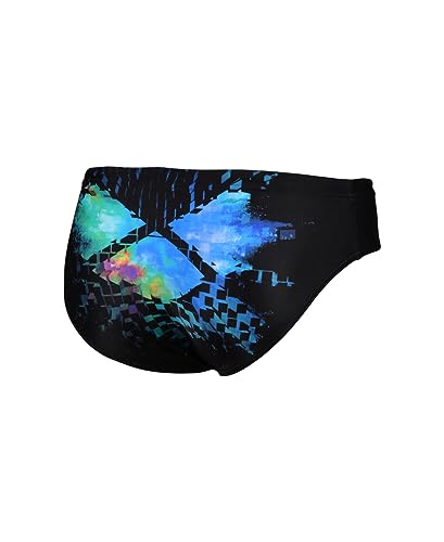 Bañador slip niños Arena Multi Pixels con ajuste interior elástico 2