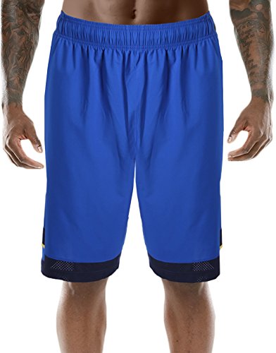 Short Under Armour SC30 Hypersonic de sport coupe ample bleu royal XXL