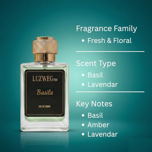 Image of Basila 50 ml Luxury Perfume (Basil & Lavender) | Long Lasting Aromatic Unisex EDP | Premium Fresh Fragrance for Men & Women | Strong Everyday Signature Scent | Ideal Gift Option