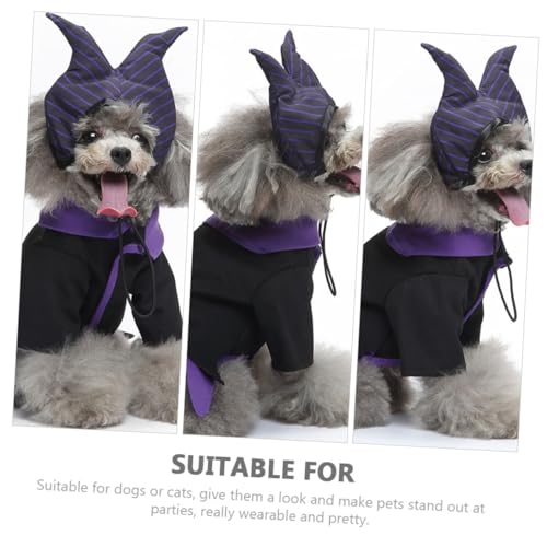 Disfraz para perro estilo bruja talla XL miniatura 7