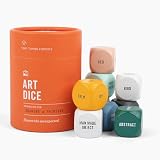 Two Tumbleweeds Art Dice - Drawing & Painting Game for Adults, Artists & Teachers - Set of 9 Dice for Creative Inspiration - Drawing Prompts for Studio and Classroom - Gift for Artist - 1+ Players