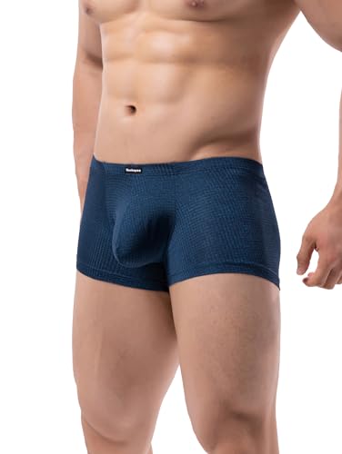 Men's Soft Comfortable Trunks Boxer Briefs Pouch Mens Sexy Stretch Breathable Under Panties3