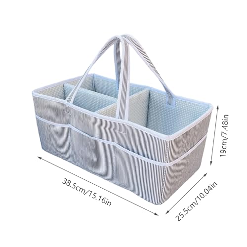 Bac de Rangement Multifonctionnel Portable en Feutre Doux pour Bébé