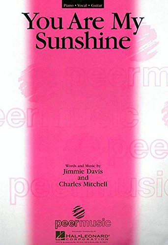 Piano, Vocal and Guitar (songbooks)-You Are My Sunshine-Klavier, Gesang und Gitarre-BOOK